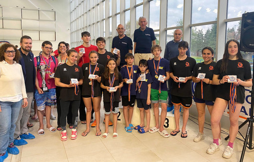 Nuoto, ValleBelbo Sport trionfa a Biella: 7 titoli regionali CSI