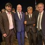 I tre sindaci di Novello, Cerretto Langhe e Niella Belbo col principe Alberto di Monaco I tre sindaci di Novello, Cerretto Langhe e Niella Belbo col principe Alberto di Monaco