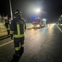 Notte di incidenti sulle strade della Granda: quattro interventi dei Vigili del Fuoco, nessun ferito grave