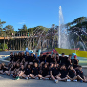 Foto di gruppo per gli atleti della società alle finali nazionali del 2024