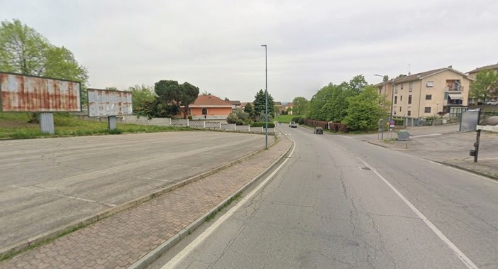 Un tratto di via Spandre Un tratto di via Spandre