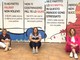 Nell'immagine, da sinistra a destra: Delfina Noto, Anna Rabino e Anna Macchia alla mostra &quot;Non crederci!&quot; ospitata in Sala Bordone