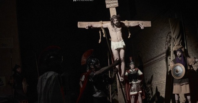 Alcune immagini della via Crucis di Antignano (PH Avidano)