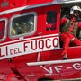 Accceglio, cane in difficoltà durante un'escursione: interviene l'elicottero dei vigili del fuoco