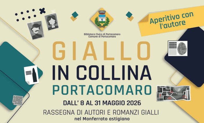 Ultimo weekend di misteri sulle colline: “Giallo in Collina” chiude con Blini, Pandiani e Cambiaso Ultimo weekend di misteri sulle colline: “Giallo in Collina” chiude con Blini, Pandiani e Cambiaso