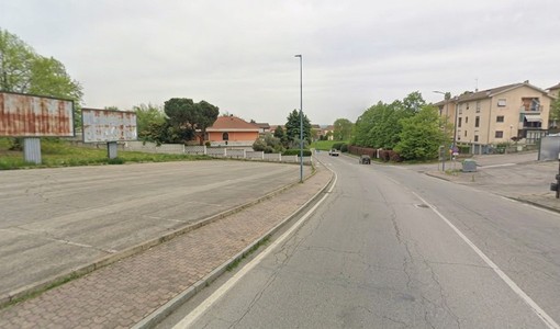 Un tratto di via Spandre Un tratto di via Spandre