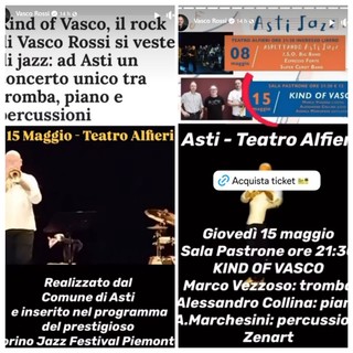 Asti piace anche a Vasco Rossi che la cita nelle sue &quot;stories&quot;