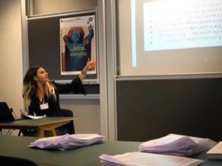 Un intervento di Milena Anfosso ad una conferenza all’università di Copenhagen