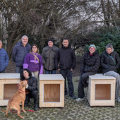La foto della donazione