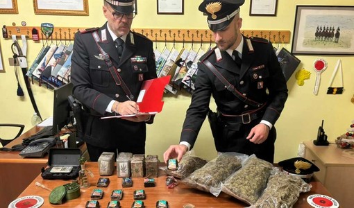 Servizi straordinari dei Carabinieri in provincia di Asti: sequestrati 10 kg di droga