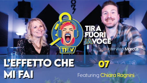 Chiara Ragnini con Marco Malusa in studio