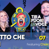 Chiara Ragnini con Marco Malusa in studio