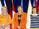 Fernanda Gallo Freschi (al centro) durante l'elezione a presidente internazionale dello Zonta Club (Ph Zonta Club)