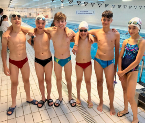 I ragazzi dell'Asti Nuoto