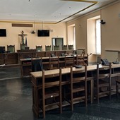 Aula del tribunale di Cuneo Aula del tribunale di Cuneo