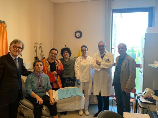 Il dott. Gentile con la delegazione Georgiana e il dott. Alessi della direzione sanitaria