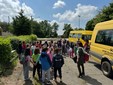 Le immagini della riapertura della scuola