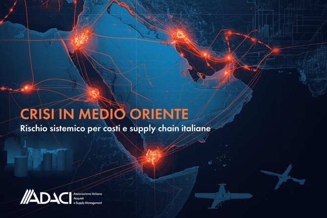 Crisi in Medio Oriente: rischio sistemico per costi e supply chain italiane
