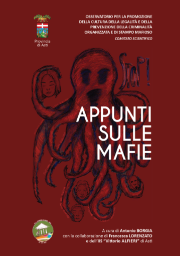 Edito dalla Provincia di Asti &quot;Appunti sulle mafie&quot;, per studenti delle scuole superiori astigiane