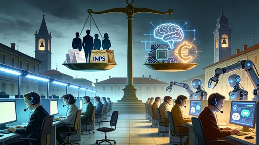 "Tassare l'Ai per salvare i lavoratori": la proposta del professor Bacchiocchi di fronte alla crisi Konecta "Tassare l'Ai per salvare i lavoratori": la proposta del professor Bacchiocchi di fronte alla crisi Konecta