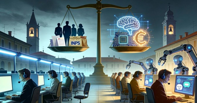 "Tassare l'Ai per salvare i lavoratori": la proposta del professor Bacchiocchi di fronte alla crisi Konecta