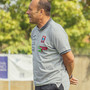 L'allenatore del Saluzzo Antonino Asta (foto - pagina FB Saluzzo Calcio)