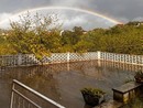 Arcobaleno a Celle (Ph. Gruppo Telegram Dati Meteo Asti)