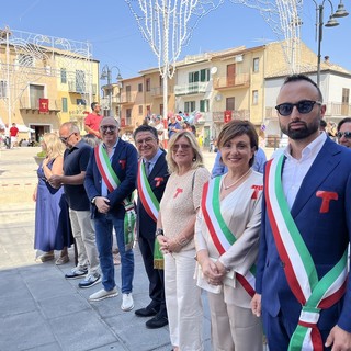 Il consigliere Toni Falletta a Milena