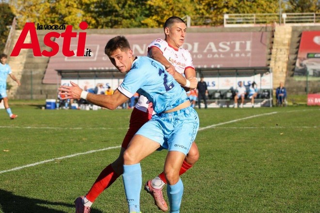 Immagine del match contro la Sanremese