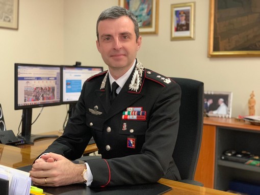 IL Tenente Colonnello Pierantonio Breda, Comandante Provinciale Carabinieri Asti