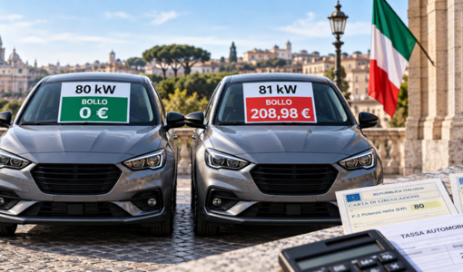 Bollo auto, la frontiera degli 80 kW: un solo kilowatt può costare 209 euro e spostare il mercato astigiano (ma non solo) Bollo auto, la frontiera degli 80 kW: un solo kilowatt può costare 209 euro e spostare il mercato astigiano (ma non solo)