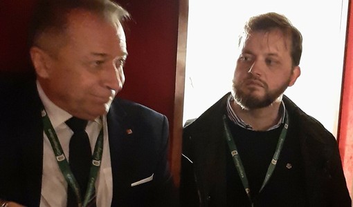 L'assessore Bongiovanni con il presidente Baldi