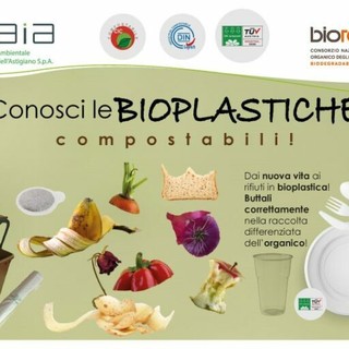 Canelli promuove la corretta raccolta differenziata: focus sulle bioplastiche