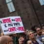 Un'immagine del corteo, ieri a Torino Un'immagine del corteo, ieri a Torino