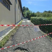 L'ingresso alla cascina di Baldissero d'Alba
