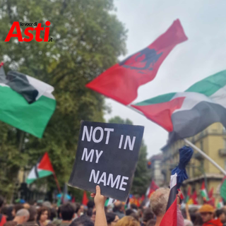 Alcune immagini della protesta di questa mattina a Torino