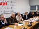 Sindaco e parte della giunta immortalati (ph. Merfephoto - Efrem Zanchettin) nel corso di un precedente consiglio comunale