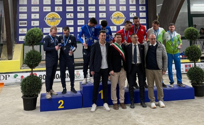 Azzurri campioni d'Europa nelle bocce: festa a Castelnuovo Don Bosco che ha ospitato l'evento
