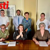 Un'immagine dalla conferenza stampa