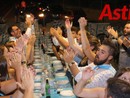 Una cena delle scorse edizioni del Palio (Merphefoto)