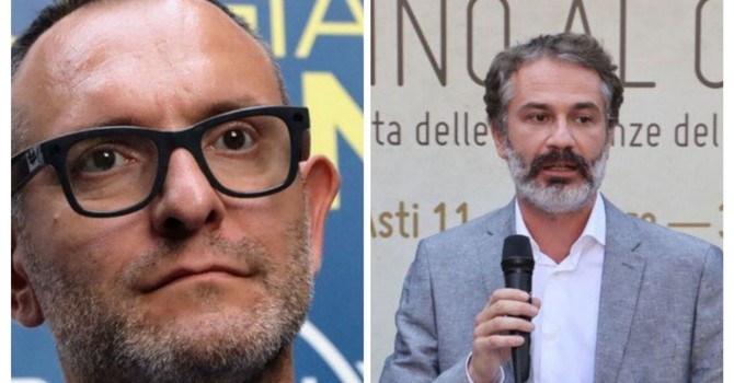 I parlamentari Marcello Coppo (a sinistra nell'immagine) e Andrea Giaccone I parlamentari Marcello Coppo (a sinistra nell'immagine) e Andrea Giaccone