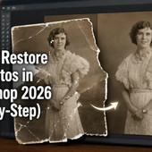 Guida a Come Ritoccare le Vecchie Foto in Photoshop (2026)