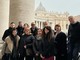 La delegazione in visita al Papa