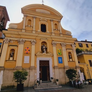 La chiesa di San Martino, sita nell'omonima piazza nel centro di Asti