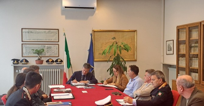 Il tavolo in Prefettura