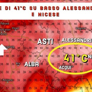 Oggi e domani le giornate più calde dell'anno secondo le previsioni di Dati Meteo Asti
