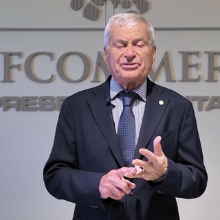 Carlo Sangalli, presidente nazionale Confcommercio