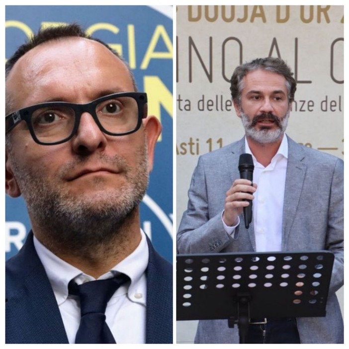 I parlamentari Marcello Coppo (a sinistra nell'immagine) e Andrea Giaccone I parlamentari Marcello Coppo (a sinistra nell'immagine) e Andrea Giaccone