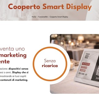 Cooperto presenta gli Smart Display: ogni tavolo diventa un canale di comunicazione intelligente