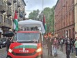 Alcune immagini della protesta di questa mattina a Torino